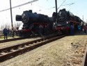 30.3.2012 průjezd parních lokomotiv (historických vlaků) německé řady 35 a 50